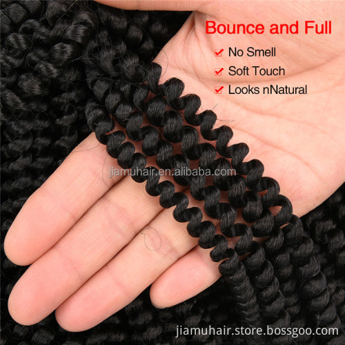 8 Inches Synthetic Passion Twists Crochet Braids Low Temperature Spring Twist Hair Extensions Wholesale